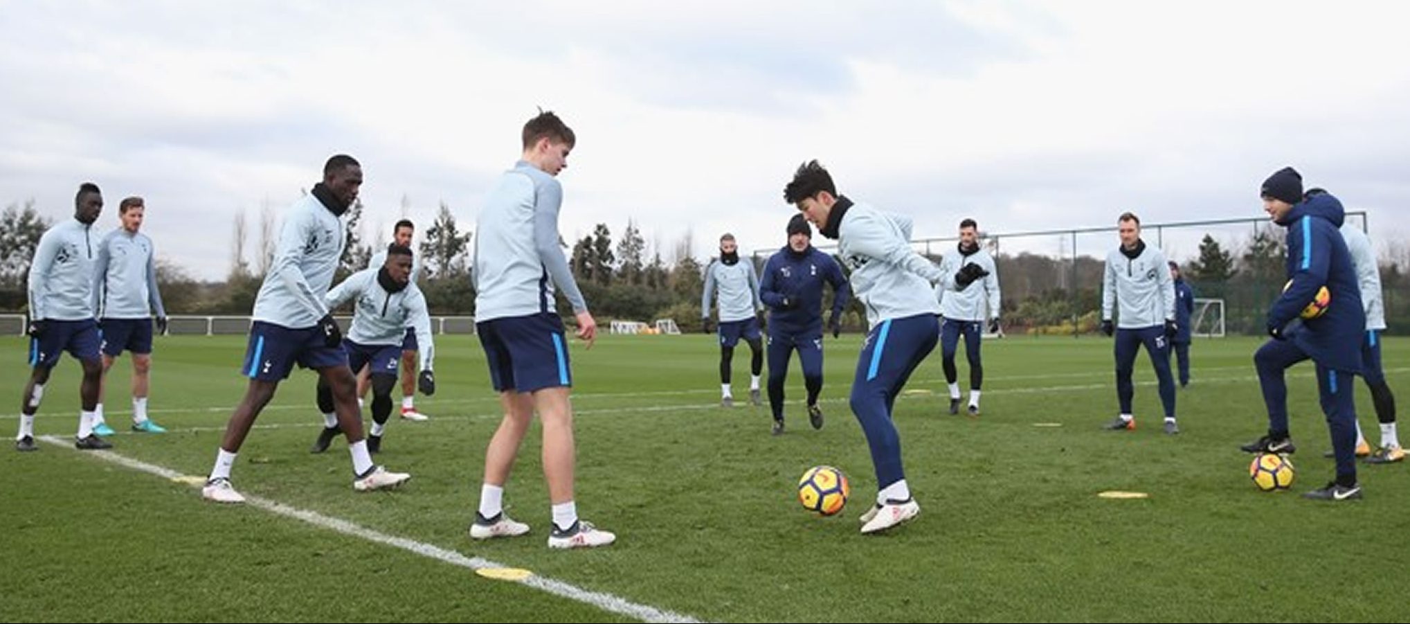 Tottenham Academy: esercitazione per il possesso palla