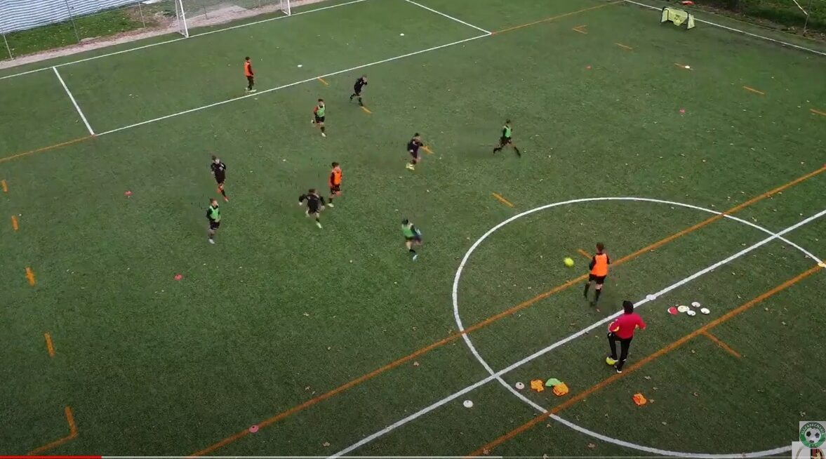 U13 Pro: Tecnica Dinamica e Situazione di gioco in Progressione (Video con riprese da Drone)