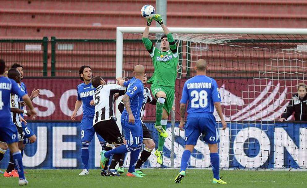 La respinta del portiere