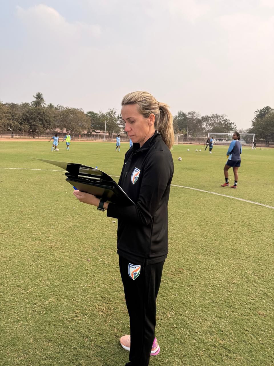 Seduta completa di Allenamento Nazionale femminile Under 17 dell’India allenata da Pamela Conti
