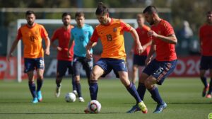 Seduta di allenamento su 1 vs 1 Laterale